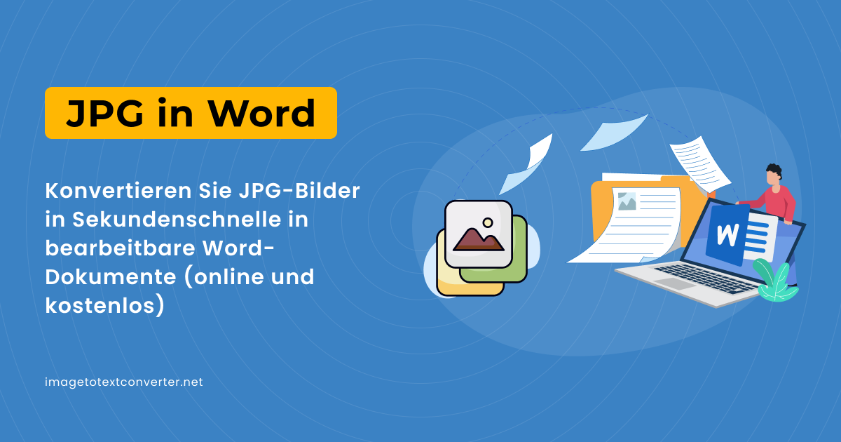 JPG in Word Umwandeln - Online und kostenlos